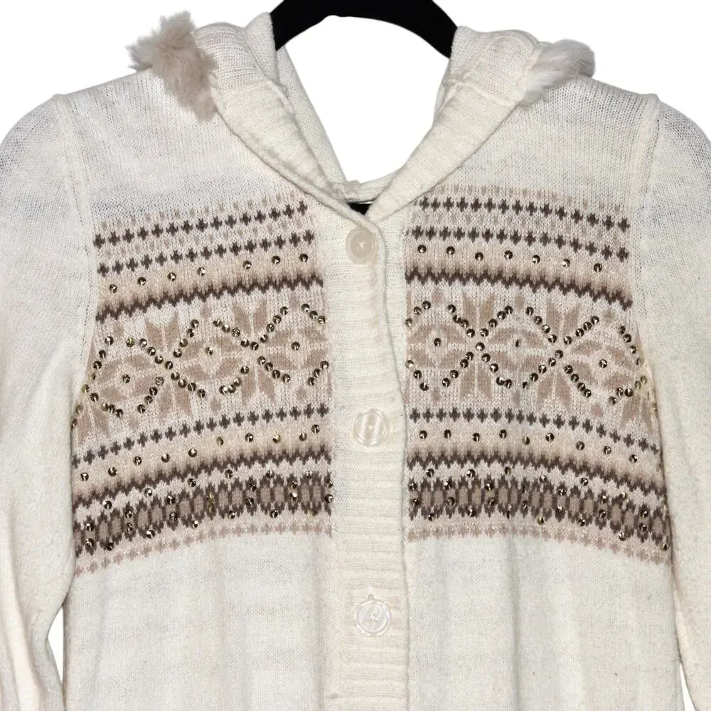 Justice Long Sweater Cardigan Size 18 Girl Large